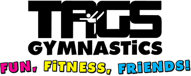 TAGS Gymnastics Fun, Fitness, Friends Logo